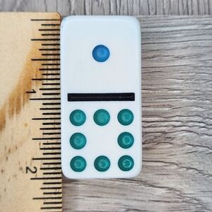 1:8 Replacement Dominoes Large Dot Shiny Color 2 X 1 X 5/8th